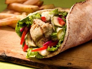 chicken shawarma wrap - tangylife