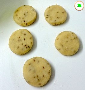 eggless jeera biscuit before baking tangylife