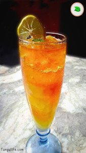 yellow summer cooler refreshing summer mocktail drink making tangylife