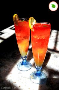yellow summer cooler refreshing summer mocktail drink tangylife