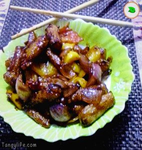 baby corn bell pepper chilli how to make dry chilli baby corn recipe featured tangylife