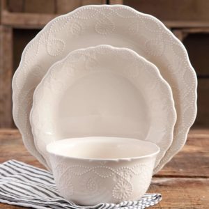 Pioneer woman white dinnerware set review tangylife