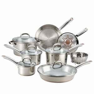 T-Fal Stainless steel copper cookware set review