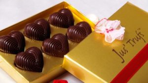 Jus Trufs Heart Delight Chocolate Box gift valentines day tangylife